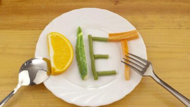 اتباع حمية غذائية