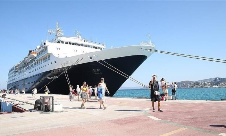 السفن السياحية القادمة إلى موانئ تركيا