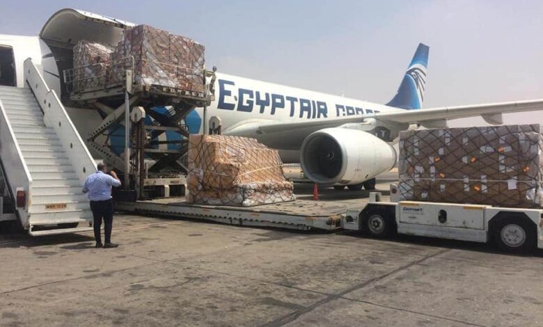رحلات مصر للطيران للشحن الجوي