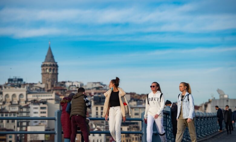 السياح الأجانب بـ إسطنبول
