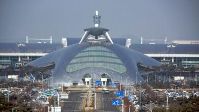 مطار إنتشون بكوريا الجنوبية