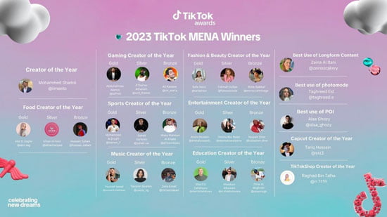 تيك توك تحتفي برواد الإبداع