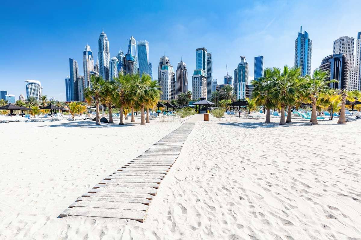 الشواطئ المجانية في إمارة دبي