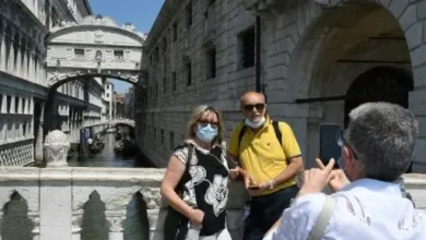 السياح في إيطاليا
