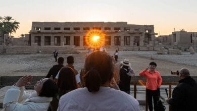 تعامد الشمس على معابد الكرنك