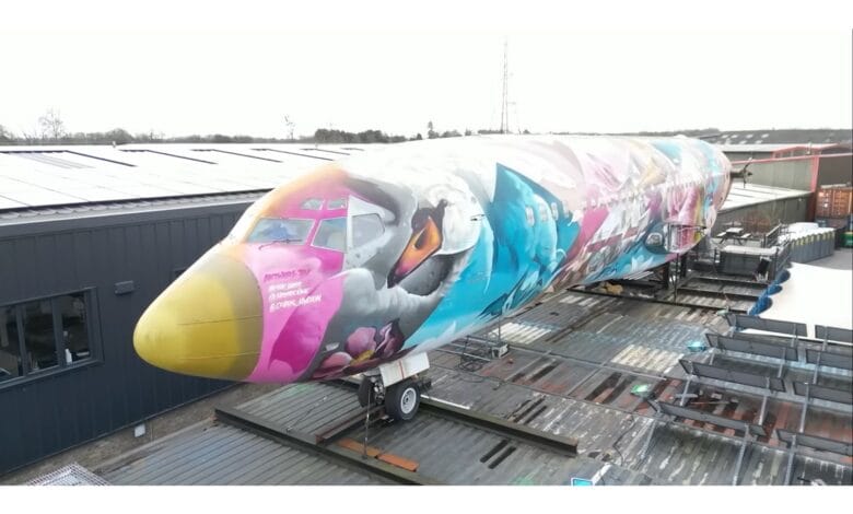 طائرة بوينج 727 المهجورة