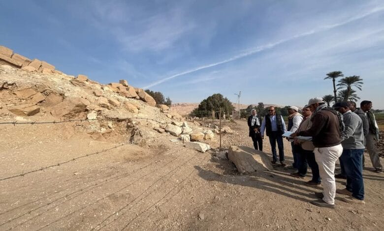 ترميم معبد الرامسيوم بالأقصر