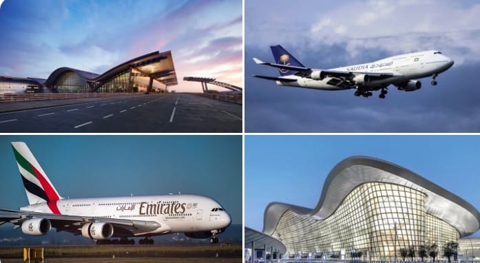 المطارات الخليجية