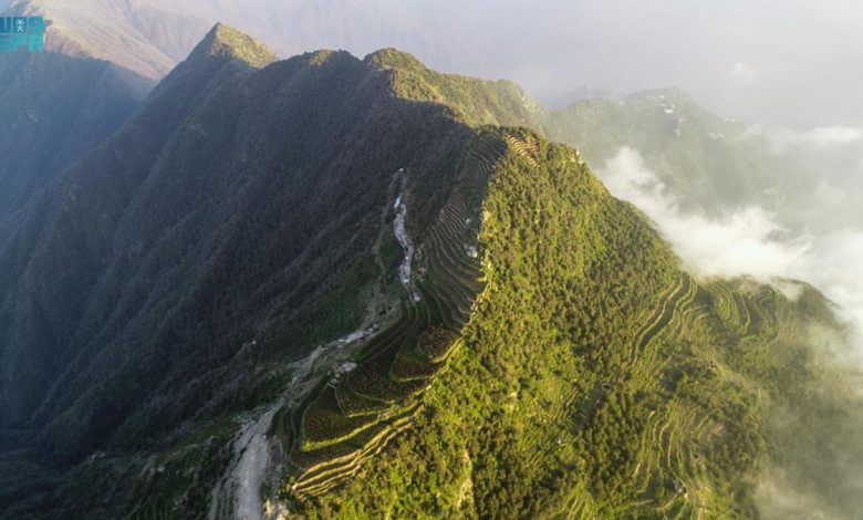 المرتفعات الجبلية بجازان