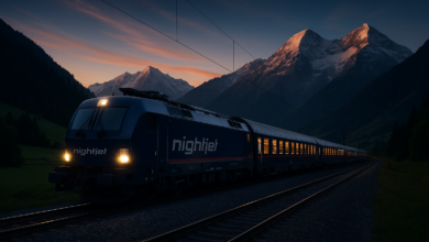 خط قطار ليلي