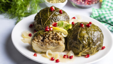 قالب ورق عنب محشي