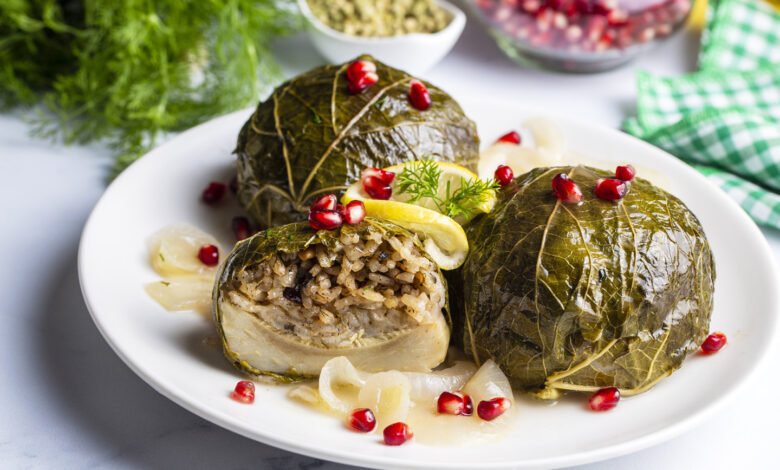 قالب ورق عنب محشي