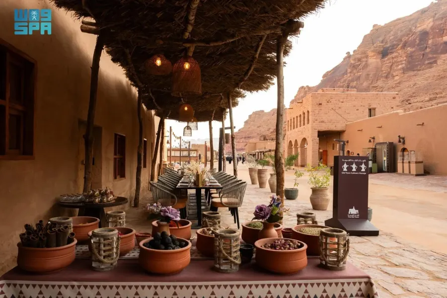جانب من جولة فنون الطهي في محافظة العُلا