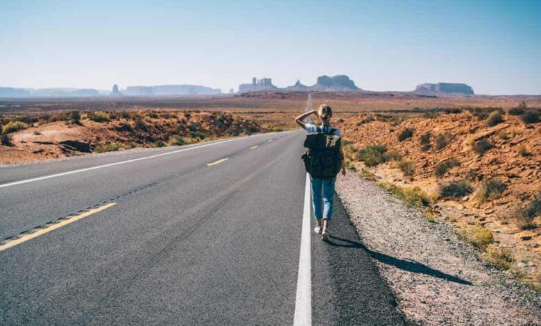 المشي لمسافات طويلة