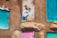 بحيرات الملح الملونة في مصر