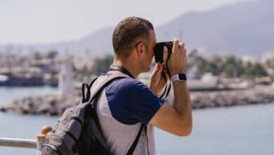 التقاط الصور الفوتوغرافية خلال السفر