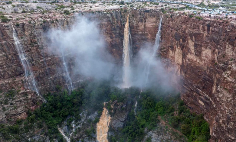 المطر في عسير